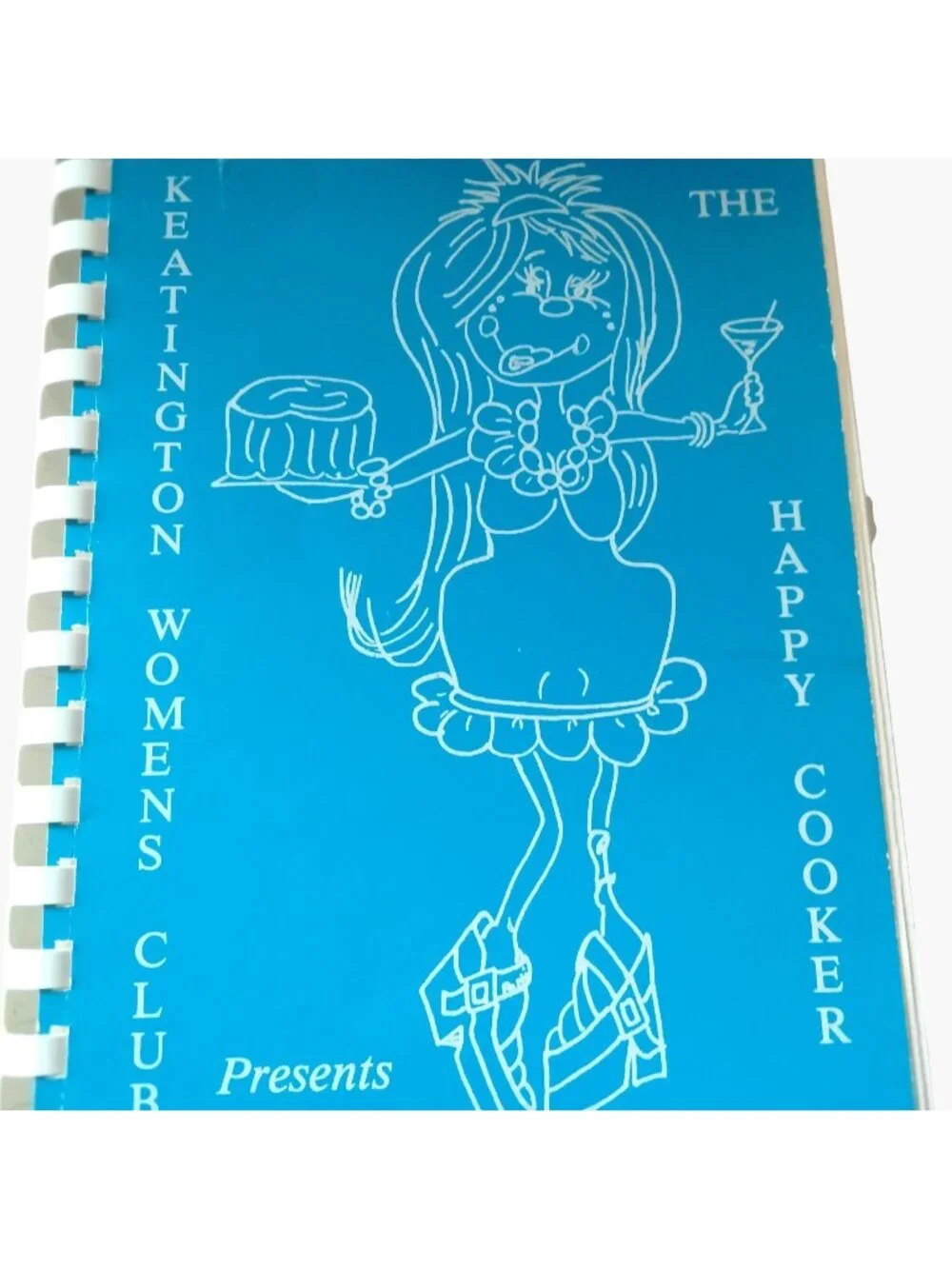 Spiral Bound Cookbook Keatington Womens Club Happy Cooker 1976 Lake Orion MI